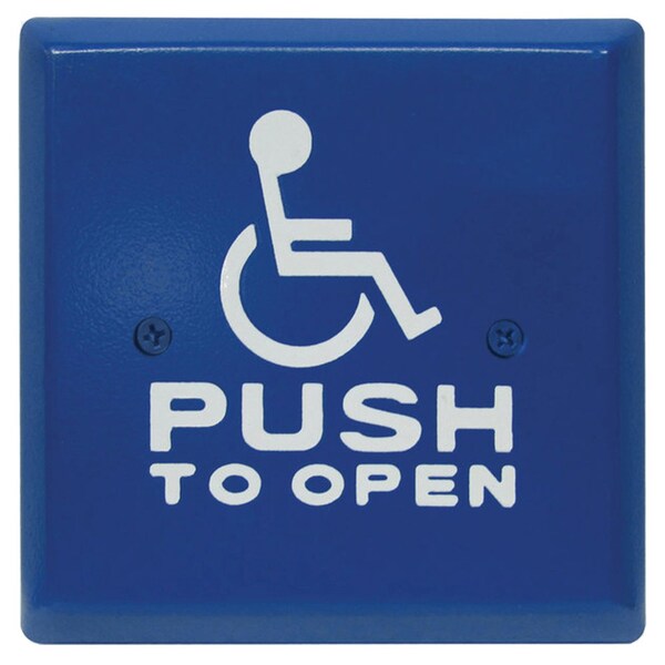 Camden 4-1/2-in Square Push Plate Switch, Kinetic Wireless Transmitter, 300' Range, Exposed Screws, SPDT Re CM-46CBK/4 - main